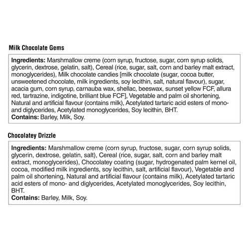 Kellogg's Rice Krispies Squares Chocolatey Lovers Variety Pack 588 g
