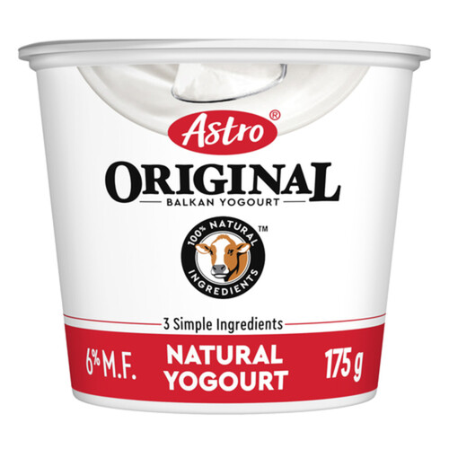 Astro Original 6% Balkan Yogurt Plain 175 g