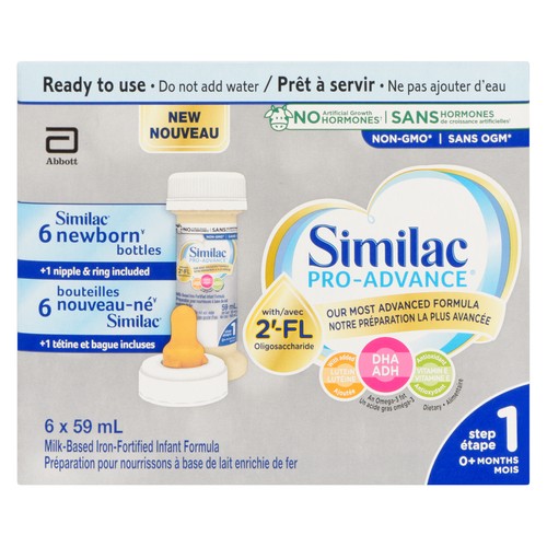 Similac Pro-Advance Step 1 + Nipple Formula