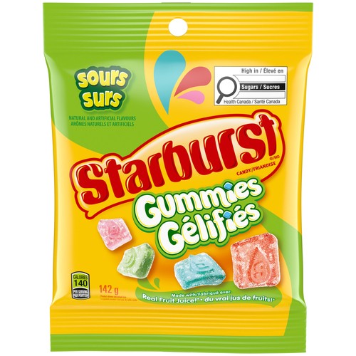 Starburst Candy Gummies Sour 142 g