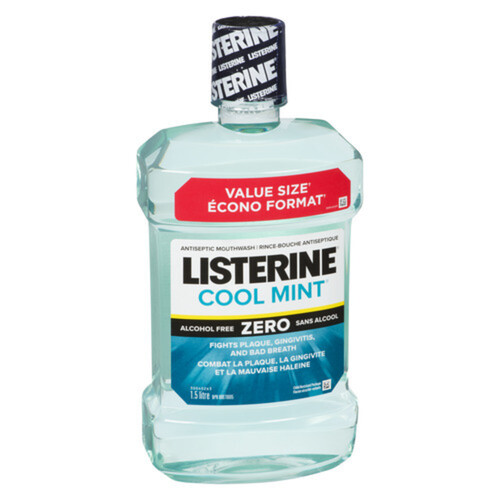 Listerine Zero Mouthwash Cool Mint 1.5 L