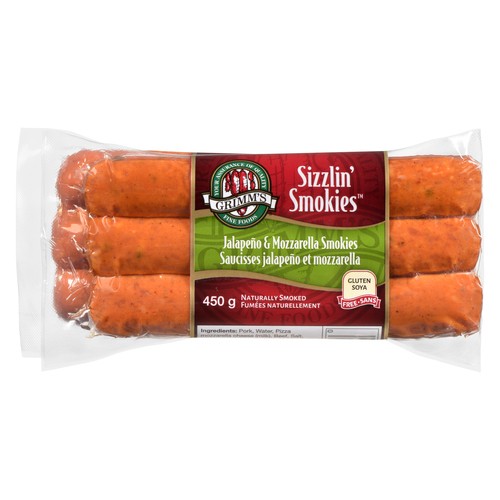 Grimm's Fine Sizzlin Smokies Sausage Jalapeno & Mozzarella 450 g