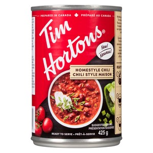 Tim Hortons Chili Homestyle Beef 425 g - Voilà Online Groceries & Offers
