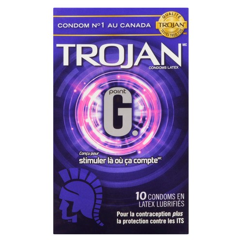 Trojan G Spot Condoms 10 EA