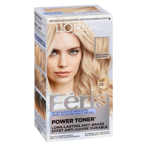 L'Oreal Hair Colour Féria Power Toner Pearl Blonde 1 Box