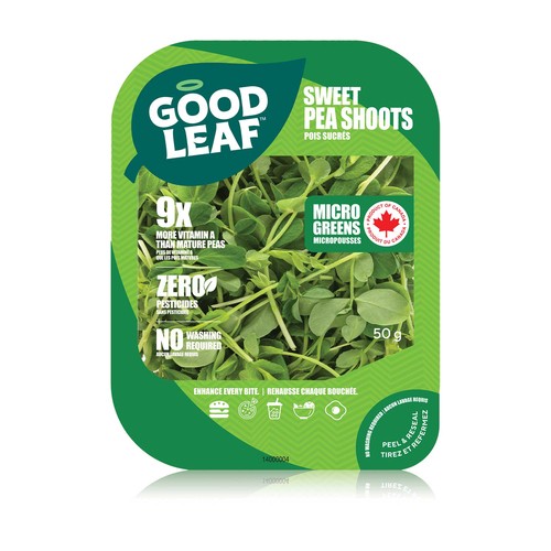 GoodLeaf Hero Greens Sweet Pea Shoots 50 g