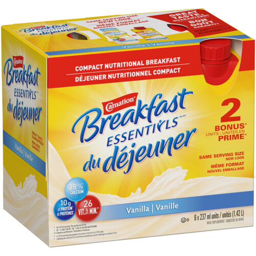 Nestle Instant Breakfast Carnation Vanilla 237 ml