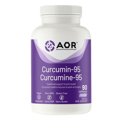 AOR Ayurved Series Curcumin-95 400 mg Vegi-Caps 90 Count