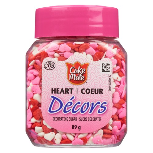 Cake Mate Heart Décors 89g