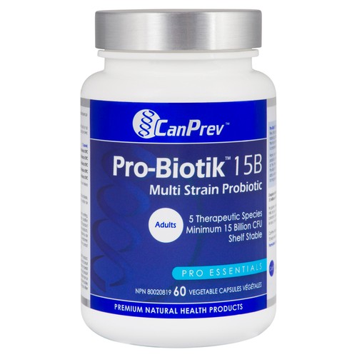 CanPrev Pro Essentials Pro-Biotik 15B Vegetable Capsules 60 Count