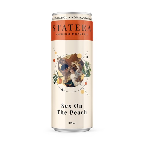 Statera Non Alcoholic Mocktail Sex On The Peach 355 ml (can)