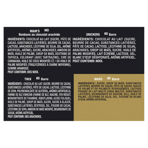 Mars Chocolate Candy Bars Variety Pack 65 Fun Size Bars 761 g