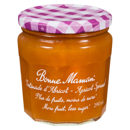 Bonne Maman Spread Apricot More Fruits Less Sugar 290 ml