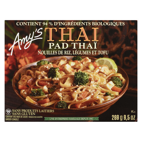 Amy's Gluten-Free Frozen Pad Thai 269 g