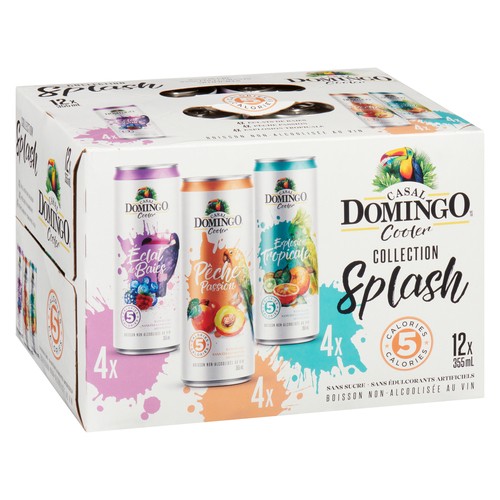Casal Domingo Cooler Splash Pac 0% Alcohol  12 x 355 ml