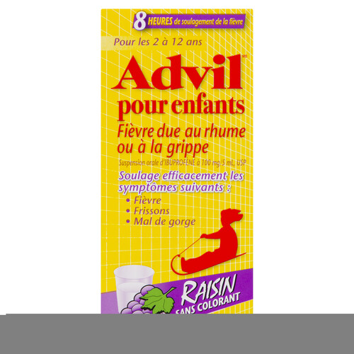 Children's Advil Oral Suspension Fever, Cold & Flu 100 ml