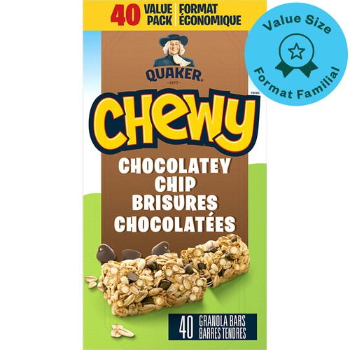 Quaker Chewy Granola Bars Chocolate Chip 960 g 