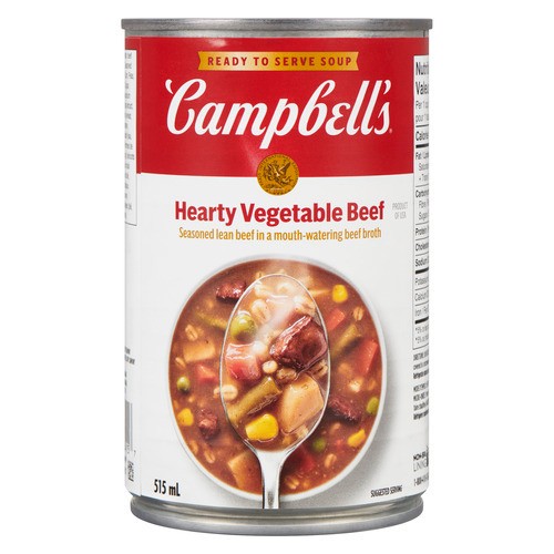 Campbell's Soup Vegetable Beef Ready To Serve 515 ml