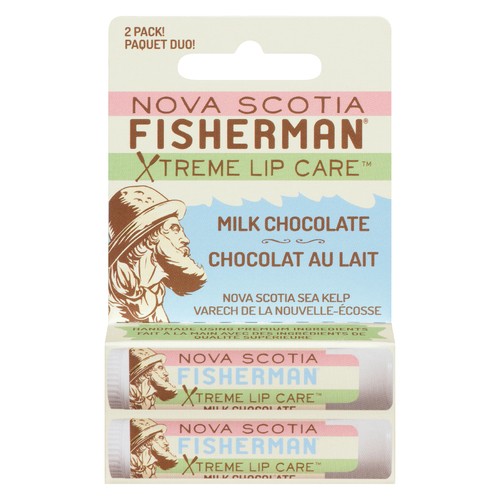 Nova Scotia Fisherman Milk Chocolate Double Pack NS Fisherman Lip Balm 2 EA