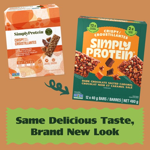 Simply Protein Protein Bar Dark Chocolate Salted Caramel 40 g