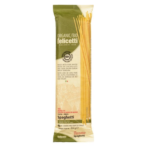Felicetti Organic Pasta 105 Bronze Cut Spaghetti 454 g