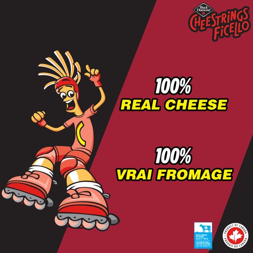 Black Diamond Cheestrings X Treme Pizza 12 Pack 252 g