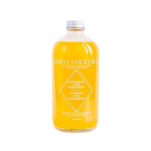 Simply Cocktails Non Alcoholic Mixer Pineapple Habanero 480 ml (bottle)