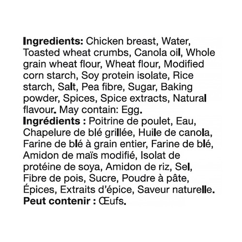 Janes Fully Cooked Frozen Chicken Breast Strips Pub Style 700 g
