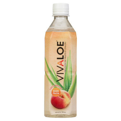 Vivaloe Aloe Peach Juice 500 ml (bottle)