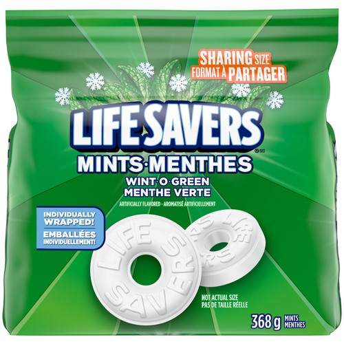 Lifesavers Mints Individually Wrapped Wint-O-Green 368 g