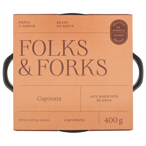 Folks & Forks Caponata Kidney Beans White 400 ml