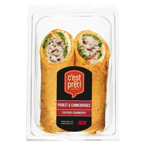 C'est Prêt! Wrap Chicken Cranberry 275 g