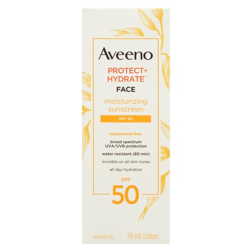 Aveeno Protect + Hydrate Face Moisturizing Sunscreen Lotion SPF 50 59 ml