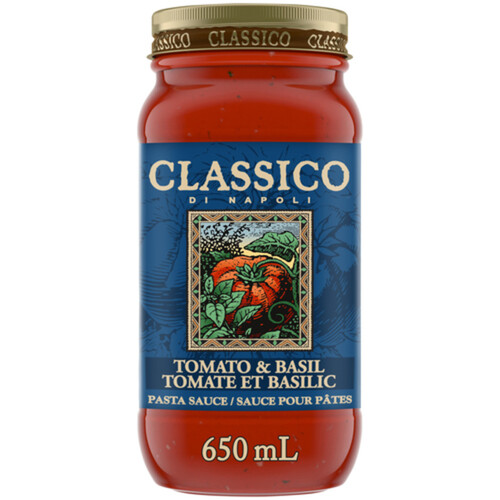 Classico Di Napoli Pasta Sauce Tomato & Basil 650 ml