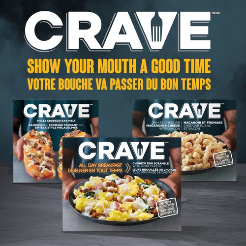 Crave Frozen Breakfast Chorizo Egg Scramble With Goat Cheese 200 g