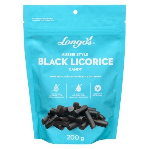 Longo's Black Liquorice Aussie Style 200 g