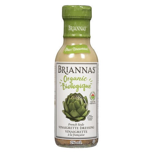 Briannas Organic Dressing French Style Original 296 ml