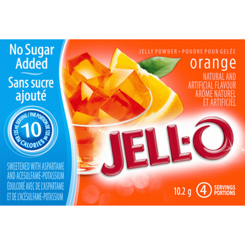 Jell-O No Added Sugar Jelly Powder Orange 10.2 g