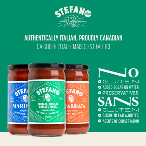 Stefano Faita Pasta Sauce Tomato Basil 648 ml