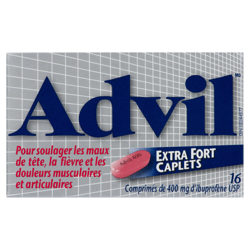 Advil Extra Strength 400 mg Caplets 16 EA