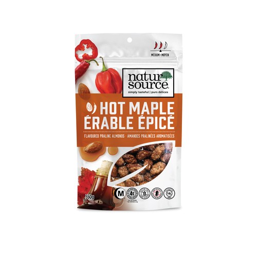 Natur Source Almonds Hot Maple 550 g