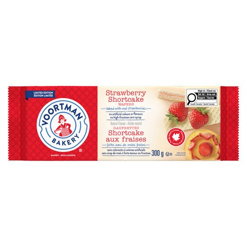 Voortman Wafers Strawberry Short Cake 300 g