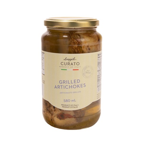 Longo's Curato Grilled Artichokes 580 ml