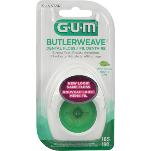 G-U-M Butlerweave Mint Waxed 165m 1840N Floss