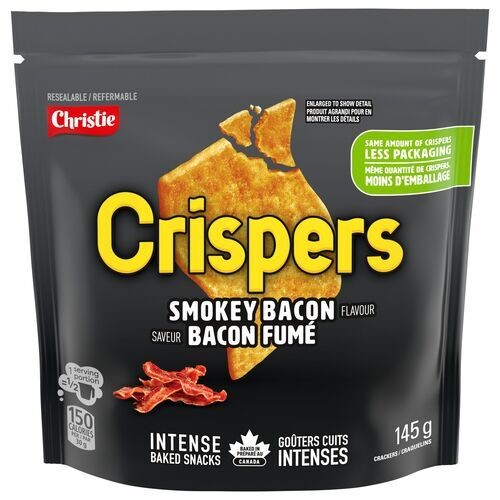 Crispers Crackers Smokey Bacon 145 g