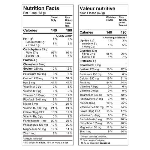 Fibre One Cereal Crunchy Original 587 g
