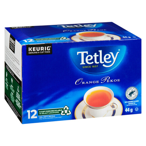 Tetley Tea Orange Pekoe 12 K-Cups 44 g