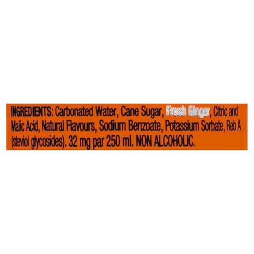 Buderim Ginger Non Alcohol Reduced Sugar Ginger Beer 250 ml