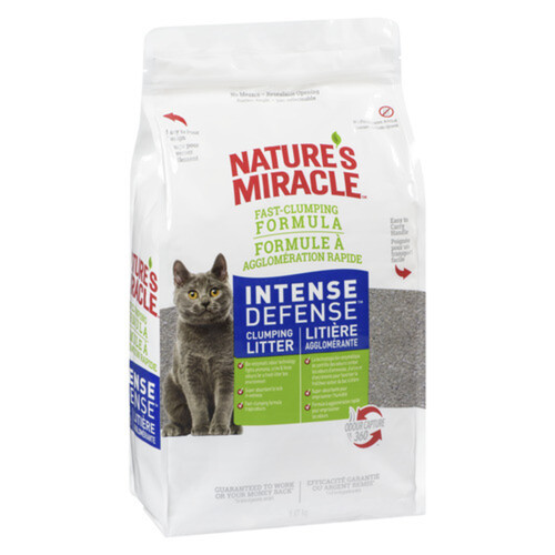 Nature's Miracle Clumping Cat Litter Intense Defense 9.04 kg