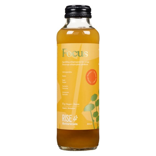 Rise Botanicals Organic Kombucha Focus Tea Drink 414 ml